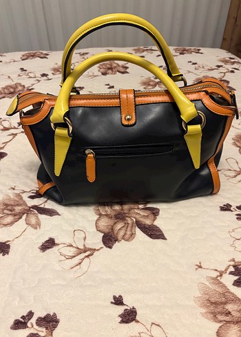 Kadın Çok Renkli Deri Omuz Çantası - Görsel 3