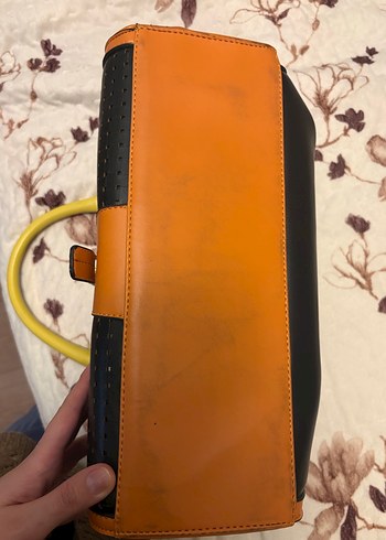 Kadın Çok Renkli Deri Omuz Çantası - Görsel 4