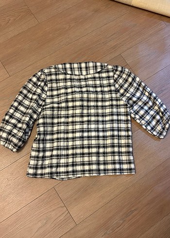 Kadın Ekose Desenli Gömlek - Görsel 2