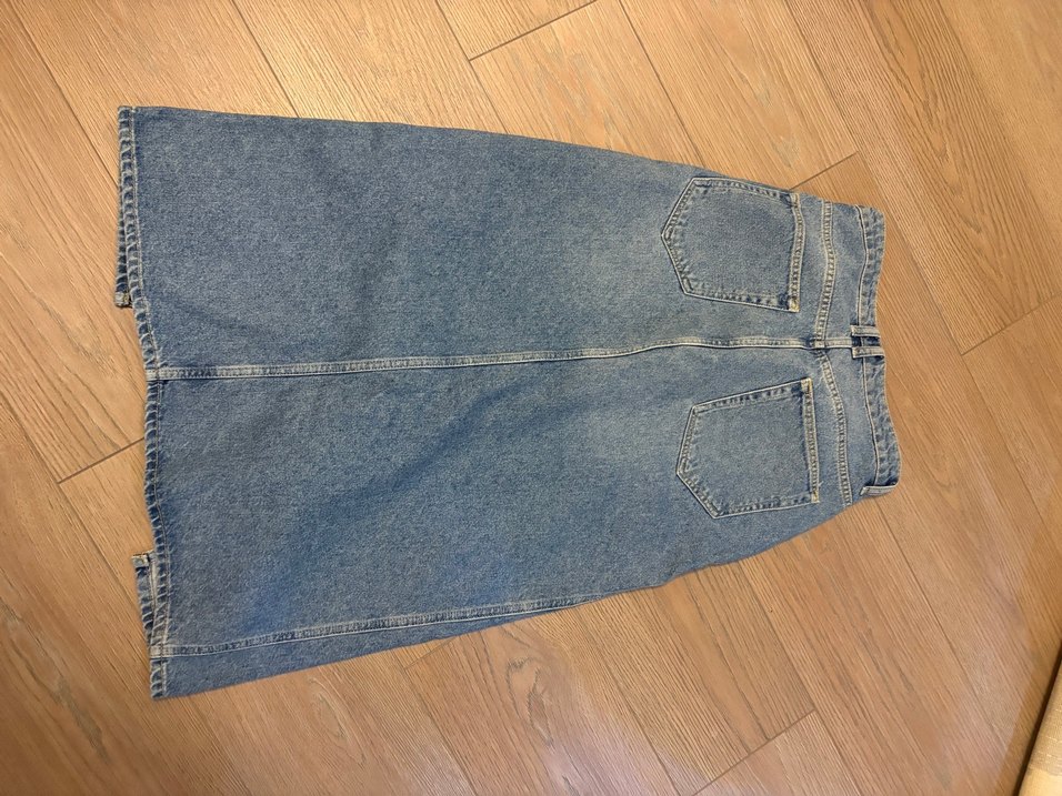Mango Kadın Midi Denim Etek - Görsel 2