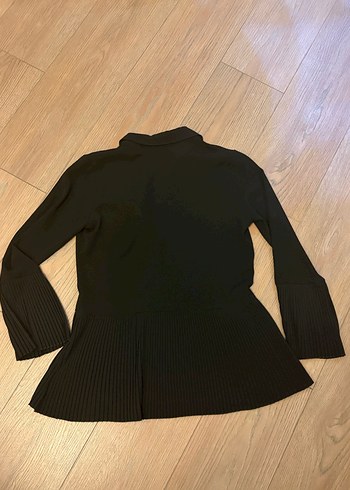 Kadın Etek Ucu Pileli Gömlek - Görsel 2