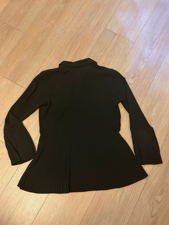 Kadın Etek Ucu Pileli Gömlek - Görsel 2