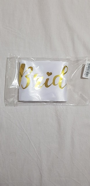 Bride Yazılı kuşak 