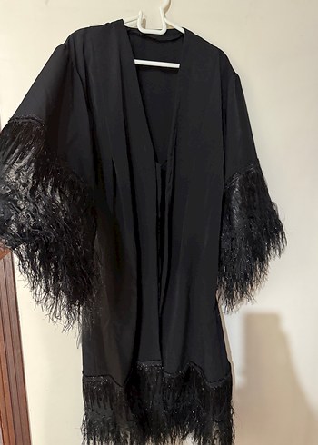Siyah Uzun Kollu Abaya