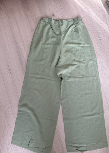 Kadın Yeşil Kumaş Pantolon - Görsel 2