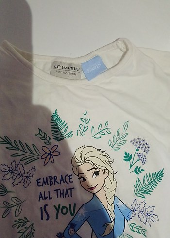 Kız Çocuk Uzun Kollu Baskılı Tişört - Görsel 2