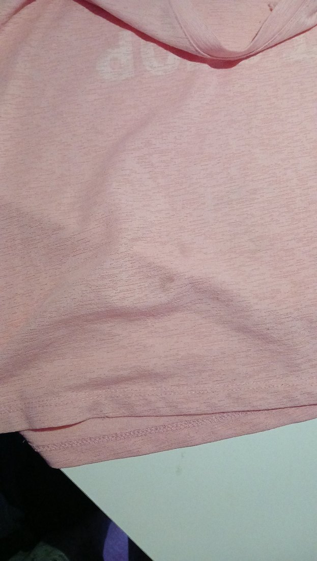 Pembe Pamuklu Baskılı Hamile Tişörtü - Görsel 3