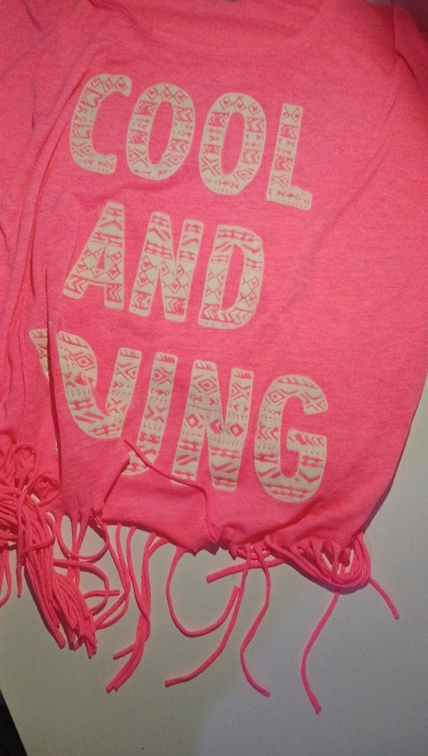 Pembe Baskılı Genç Kız Tişörtü - Görsel 3