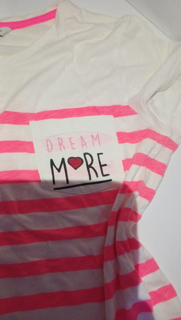 Pembe Baskılı  Tişört - Görsel 3