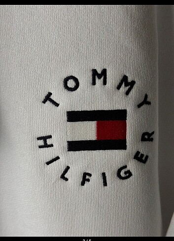 12-13 Yaş Beden beyaz Renk Tommy Hilfiger çocuk sweatshirt
