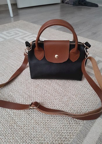 Kahverengi Tokalı Deri Kadın Çanta - Görsel 2