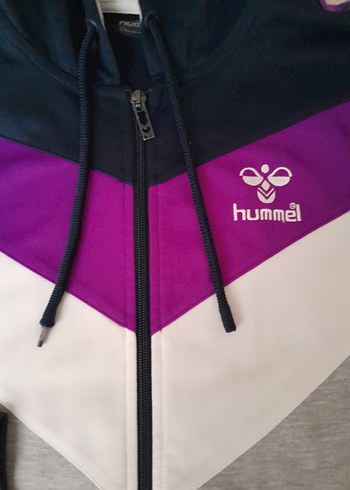 Mor ve Gri Kapüşonlu Fermuarlı Kadın Eşofman Üstü - Görsel 6