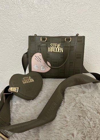 Orijinal Steve Madden Haki Çantası