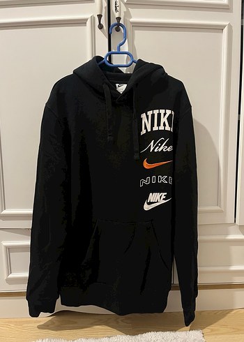 Nike Siyah Kapüşonlu Erkek Sweatshirt