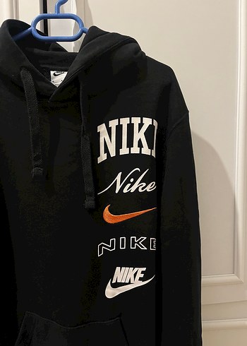 m Beden Nike Siyah Kapüşonlu Erkek Sweatshirt