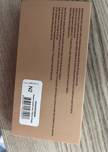 Muson Koyu Bej Takma Kirpik - Görsel 2