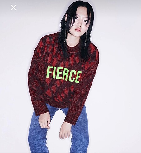 Twist Kalın Fıerce Oversize Kazak