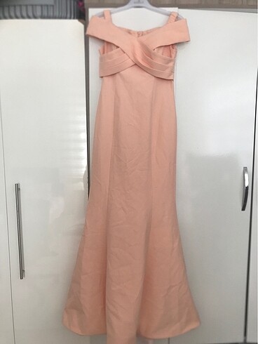 Balık model açık sade abiye