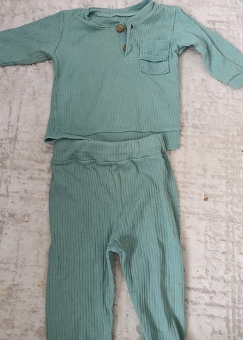 Diğer Turkuaz Bebek Erkek Uzun Kollu Rahat Takım