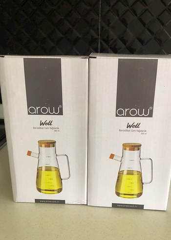 Diğer Ahşap Kapaklı Cam Yağdanlık 900 ml