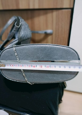 Gri Metal Tokalı Yüksek Topuklu Kadın Abiye Ayakkabı - Görsel 9