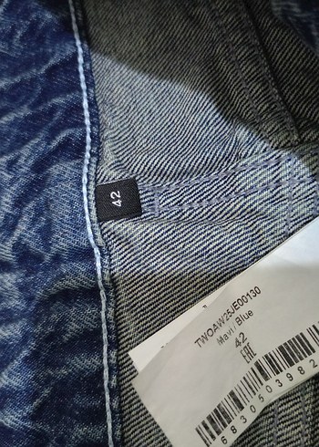 Kadın Lacivert Rahat Kesim Midi Boy Kot - Görsel 9