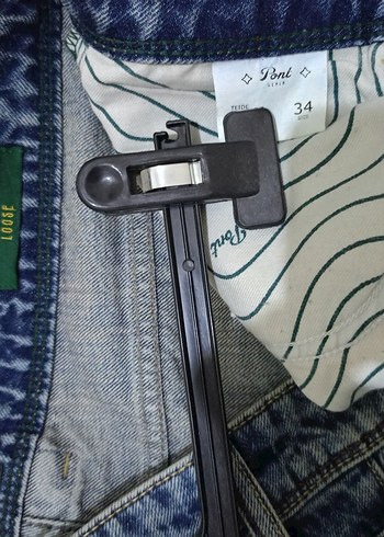 Gri Kemerli Salaş Midi Kot Pantolon - Görsel 9