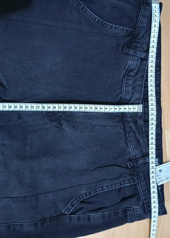 Erkek Siyah Bol Kesim Denim Pantolon - Görsel 12