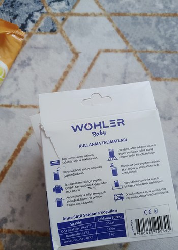 Wohler Anne Sütü Saklama Poşeti 25'li