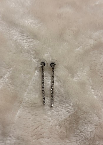 Accessorize Gri Zincir Detaylı Midi Kadın Küpe