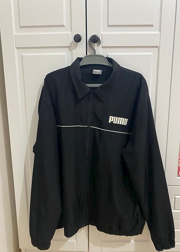 Puma Siyah Fermuarlı Erkek Yağmurluk - Görsel 2