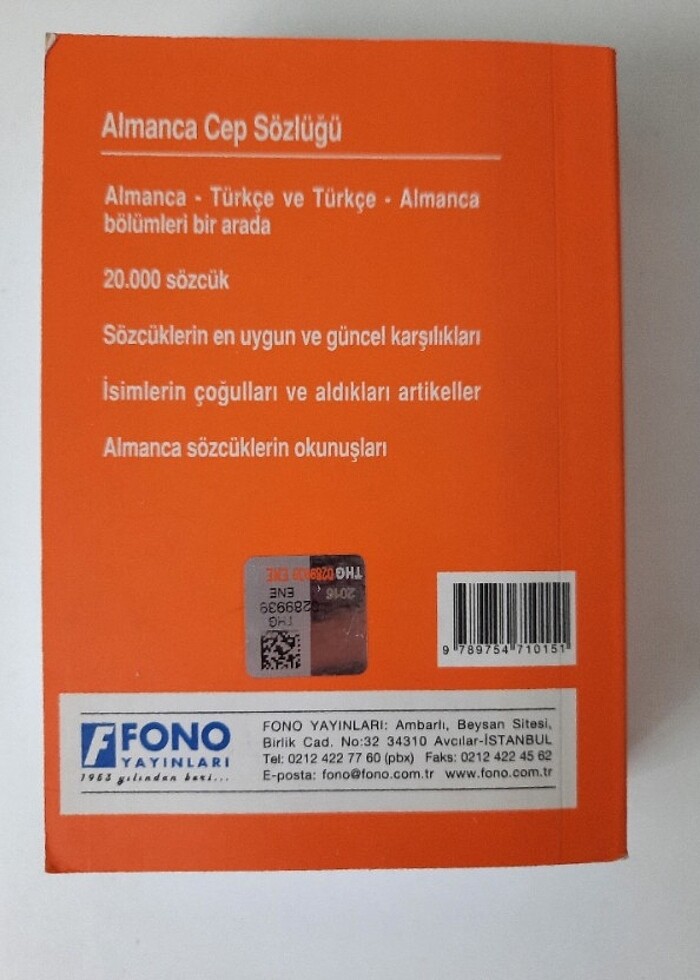 almanca cep sözlüğü  - Görsel 2