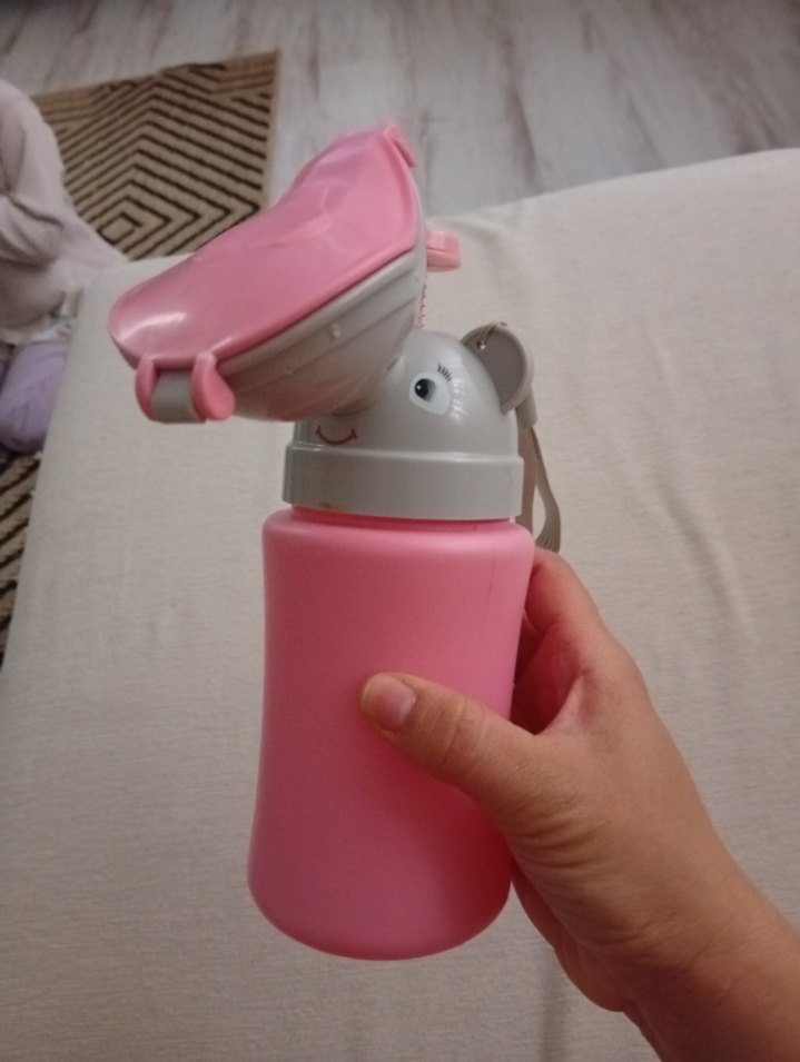 Pembe Çocuk Termos Şişesi - Görsel 3