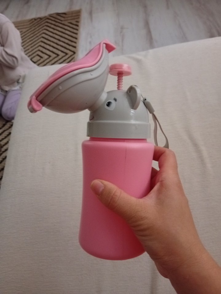 Pembe Çocuk Termos Şişesi - Görsel 2