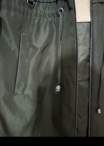 haki  yeşili Kadın Kaban 40 bedenden 46 ya kadar bedene olur - Görsel 4