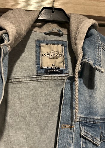 Victoria s Secret Gri Kapüşonlu Denim Ceket