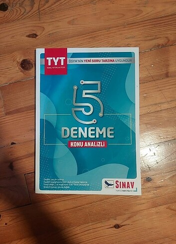 TYT 5li Deneme Konu Analizli - Sınav Yayınları