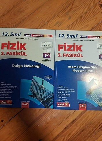 12.Sınıf Fizik Fasikülleri (2 ve 3.fasiküller) - Çap Yayınları
