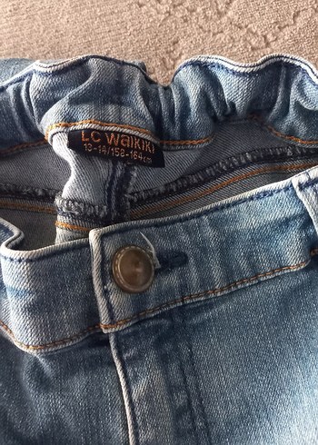 LC Waikiki Kadın Gri Mavi Normal Boy Kot Pantolon