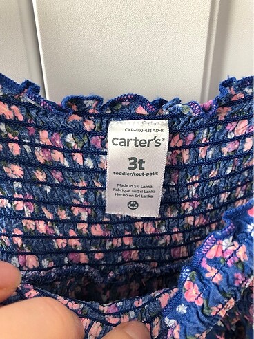 24-36 Ay Beden Carters elbise