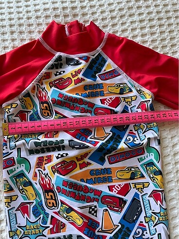 2 Yaş Beden Disney cars mayo