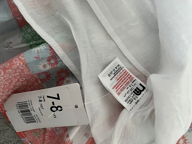 8 Yaş Beden çeşitli Renk Mothercare etek