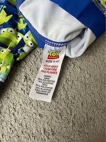 4 Yaş Beden çeşitli Renk Toy story mayo