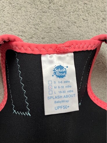 12-18 Ay Beden turkuaz Renk Splash about wetsuit