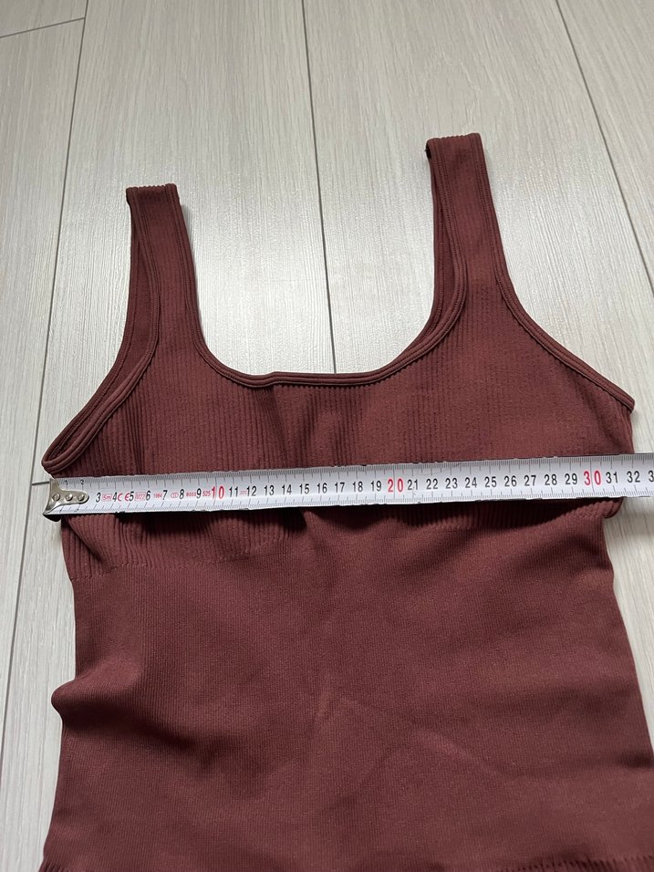 Bordo Kolsuz Kadın Kısa Tulum - Görsel 3