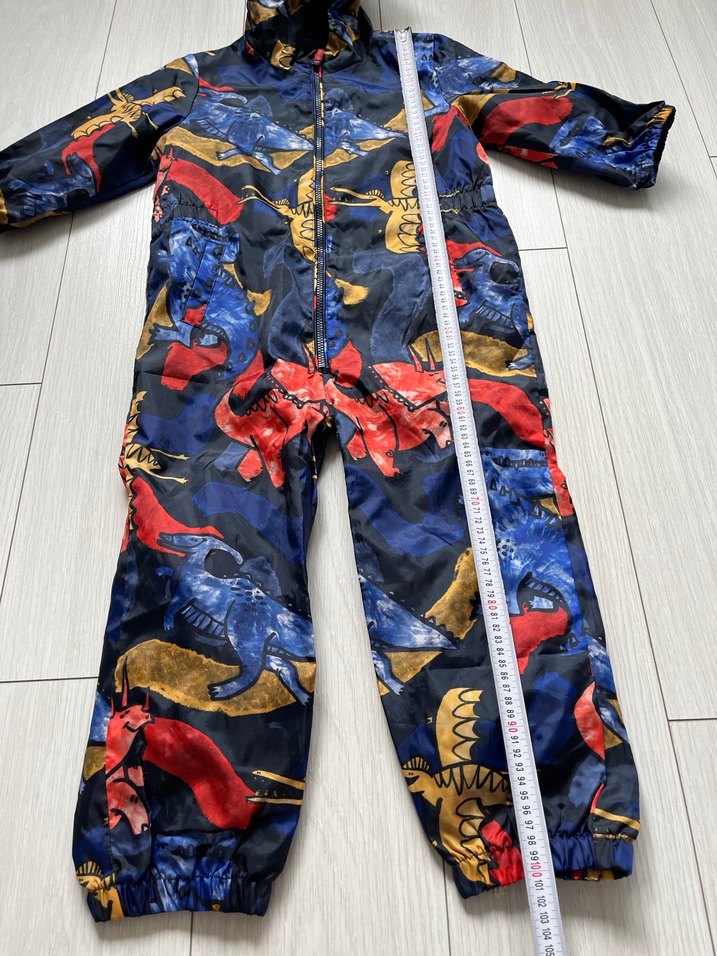 Desenli Kapüşonlu Erkek rüzgarlık Tulumu - Görsel 2