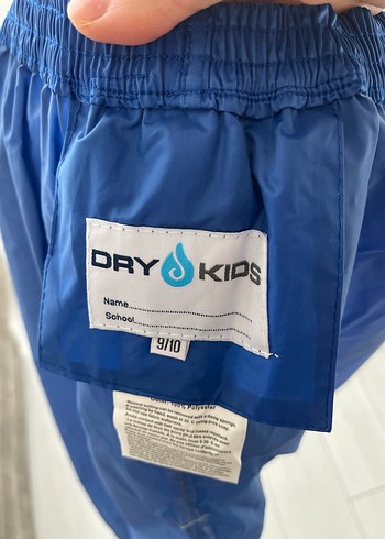 10 Yaş Beden mavi Renk Dry kids yağmur pantolonu