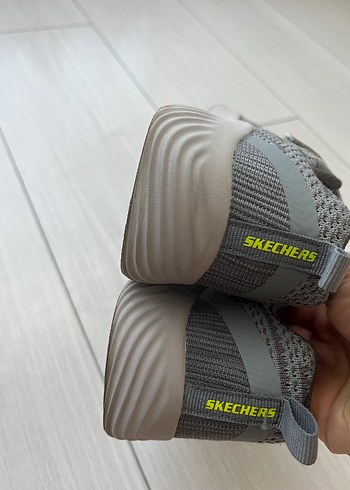 31 Beden gri Renk Skechers Gri Erkek Çocuk Spor Ayakkabı