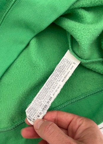 s Beden yeşil Renk Zara Yeşil Basic Kadın Sweatshirt