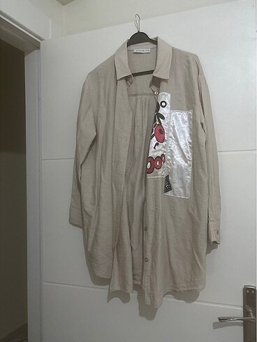 LC Waikiki Krem tunik gömlek